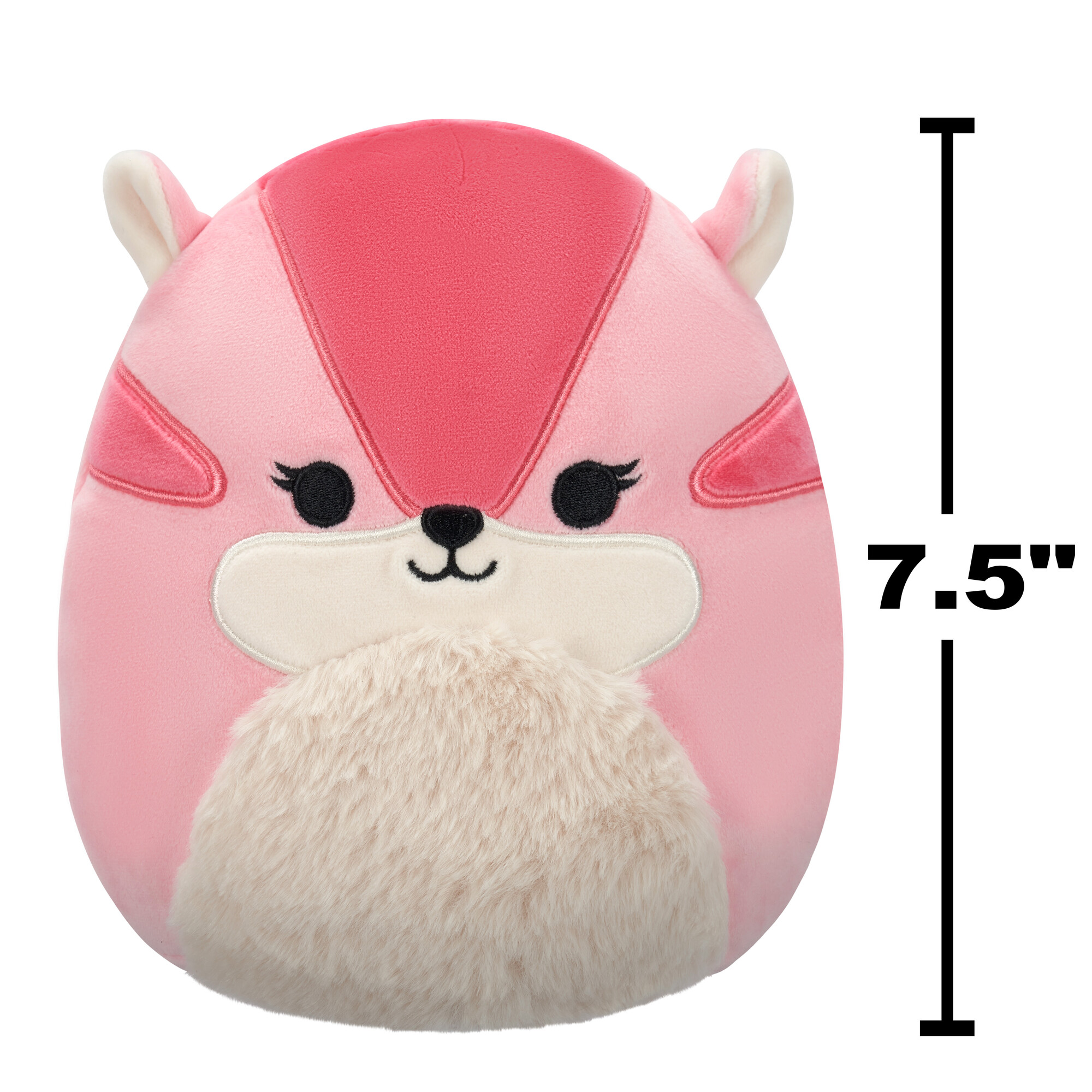 Игрушка мягкая Squishmallows Розовый бурундук - фото 8