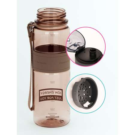 Бутылка для воды 500 мл UZSPACE 5025 кофейный