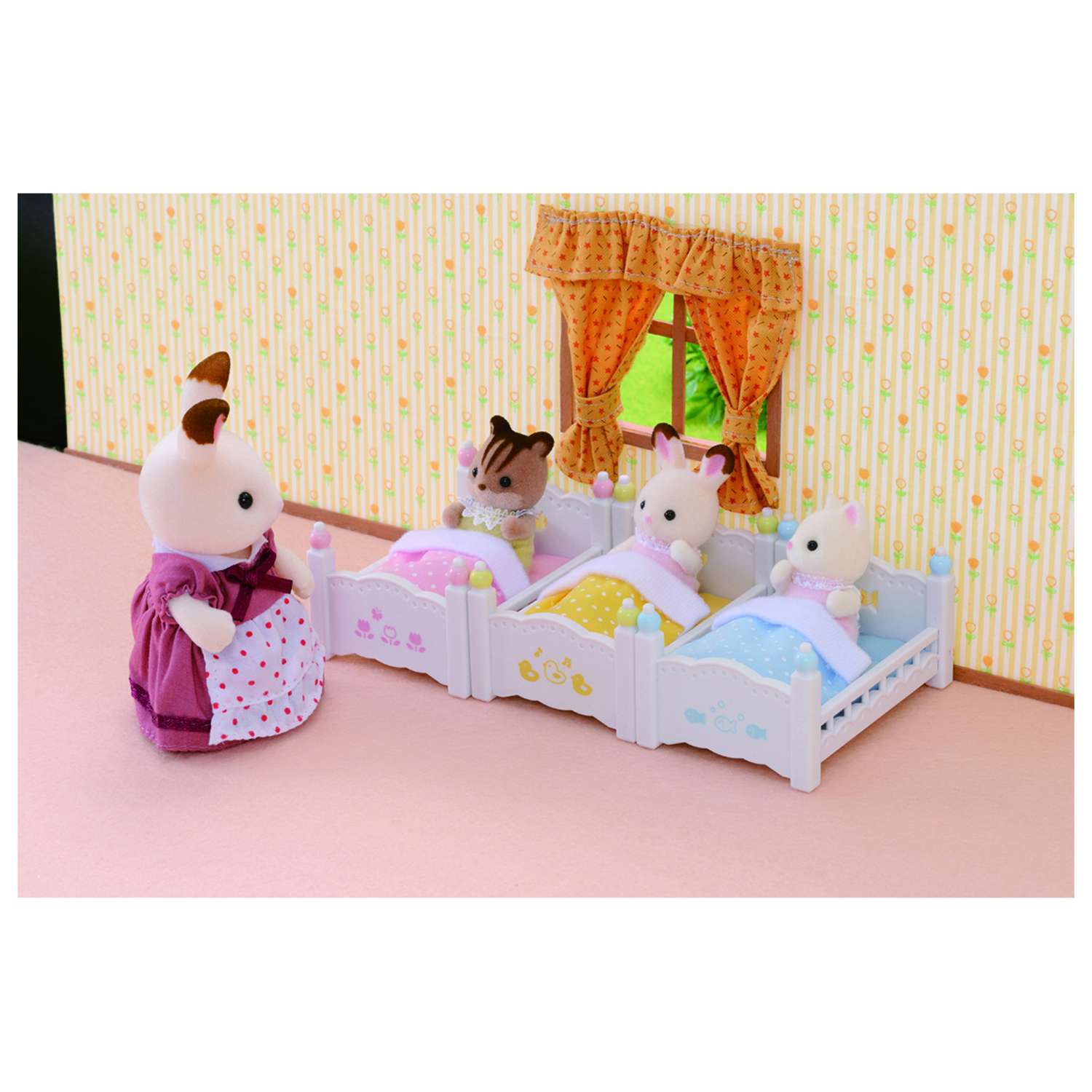 Sylvanian triple shop bunk bed set