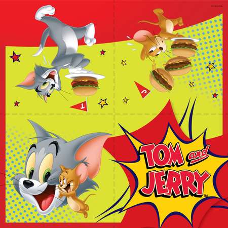 Салфетки бумажные ND PLAY Tom Jerry 33х33 см 24 шт