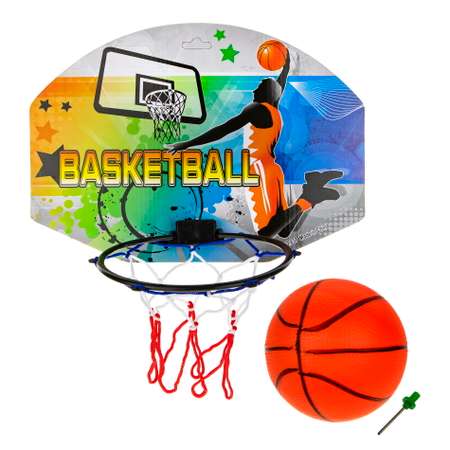 Игровой набор 1 TOY 1toy Баскетбольный щит с баскетбольным мячом