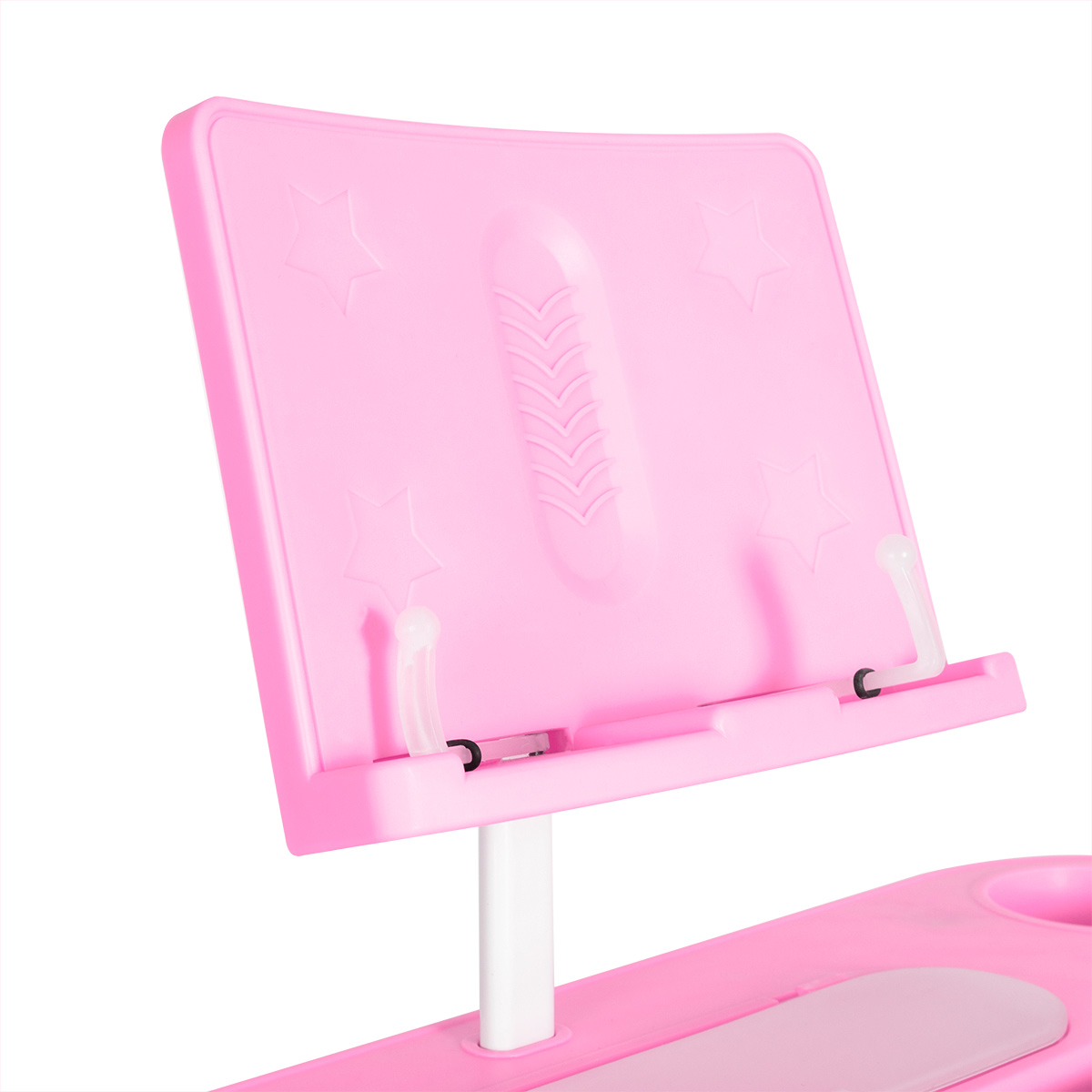 Комплект парта + стул + лампа Anatomica Avgusta белый/розовый - фото 16