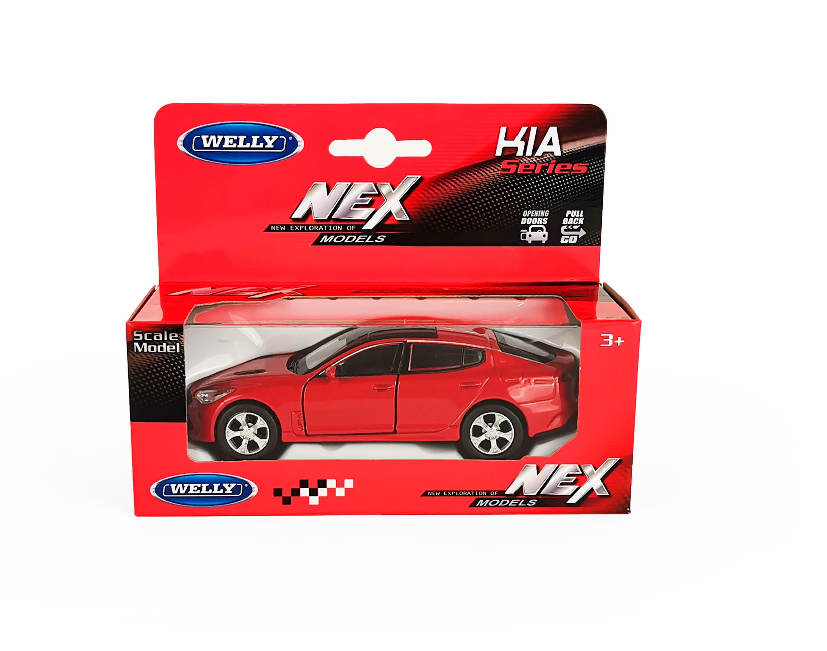 Машинка WELLY 1:38 KIA Stinger цвет в ассортименте 43759W - фото 2