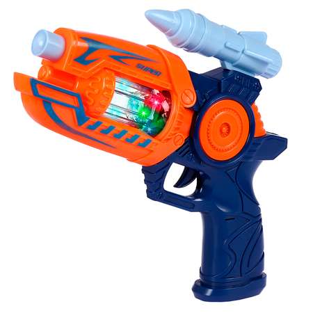 Игрушечное оружие Маленький Воин Пистолет на батарейках со звуком и светом JB0211471