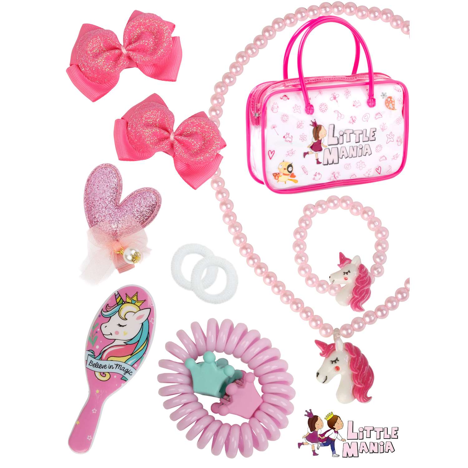 Набор аксессуаров для девочки Little Mania Принцесса Аспен 11 предметов - фото 1