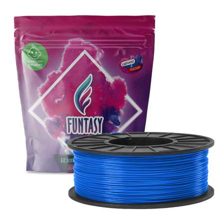 Пластик в катушке Funtasy PLA 1.75 мм 1 кг цвет ультрамарин