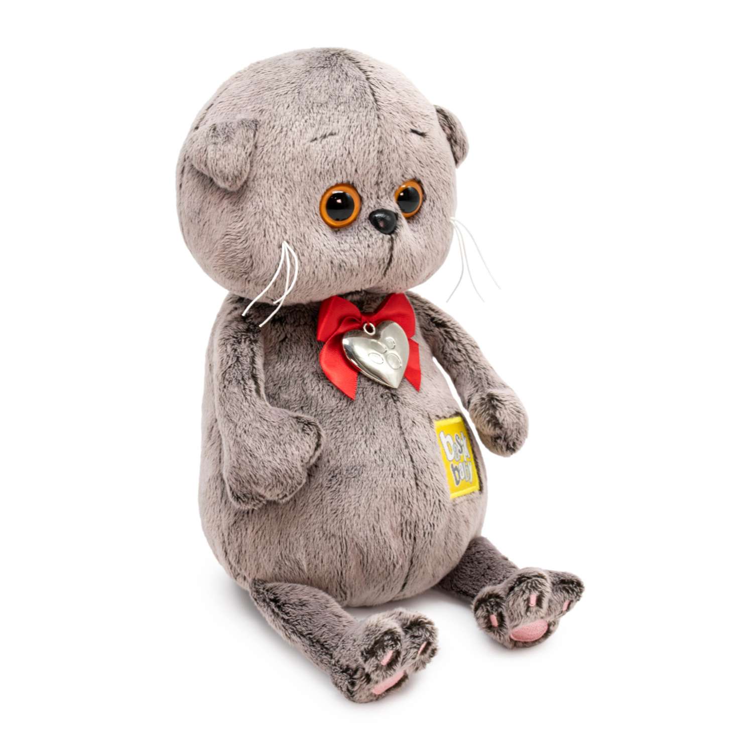 Мягкая игрушка BUDI BASA Басик BABY с сердцем-подвеской 20 см BB-134 - фото 5