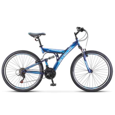 Велосипед STELS Focus V 26 18-sp V030 18 Тёмно-синий/синий