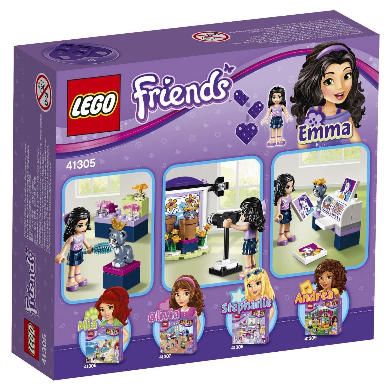 Конструктор LEGO Friends Фотостудия Эммы (41305) - фото 3