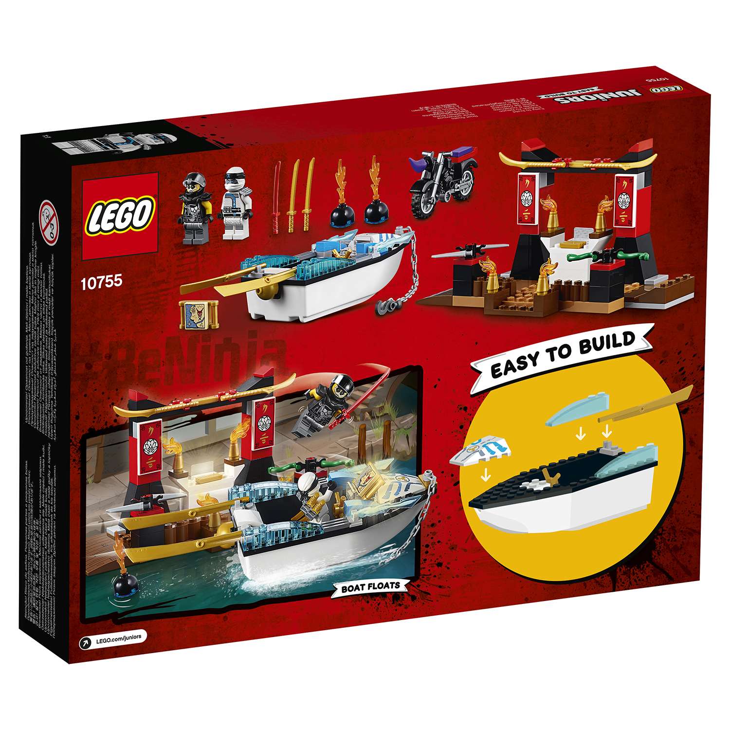 Конструктор LEGO Погоня на моторной лодке Зейна Juniors (10755) - фото 3