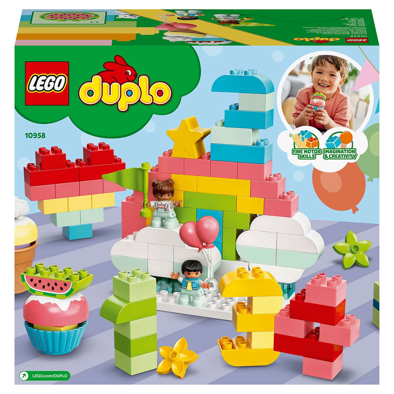 Конструктор LEGO DUPLO Classic Веселый день рождения 10958 - фото 3