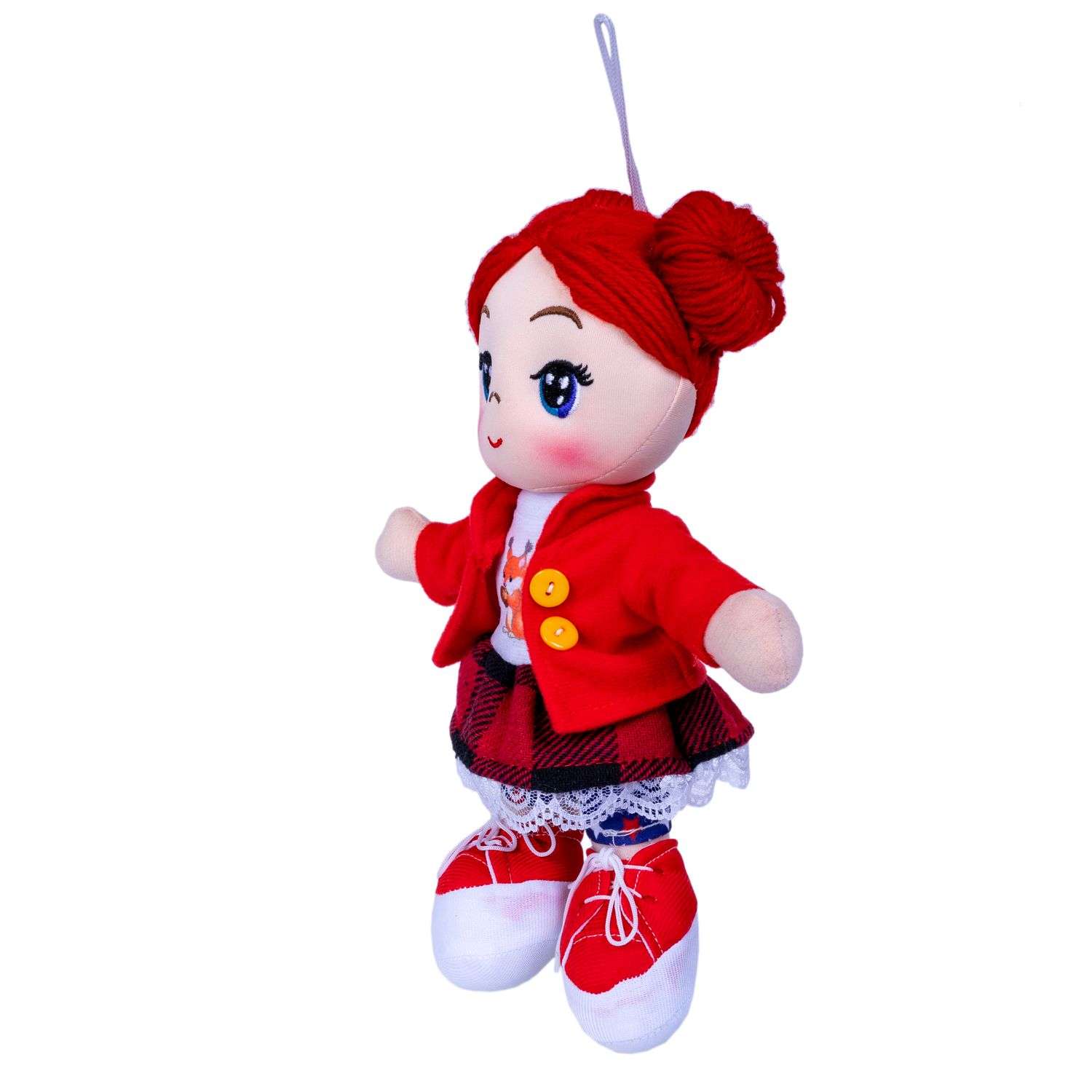 Кукла мягкая BONDIBON Агата 26 см красные волосы ВВ5514 - фото 5