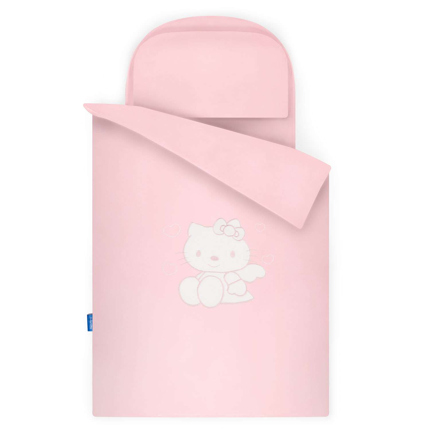 Комплект постельного белья Simplicity Dreams Cat Love 5 предметов Розовый - фото 1