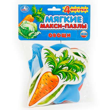 Макси-пазл УМка мягкий Овощи (227287) 4 детали