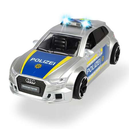 Машинка Dickie 1:32 Audi RS3 полицейская фрикционная с аксессуарами 3713011