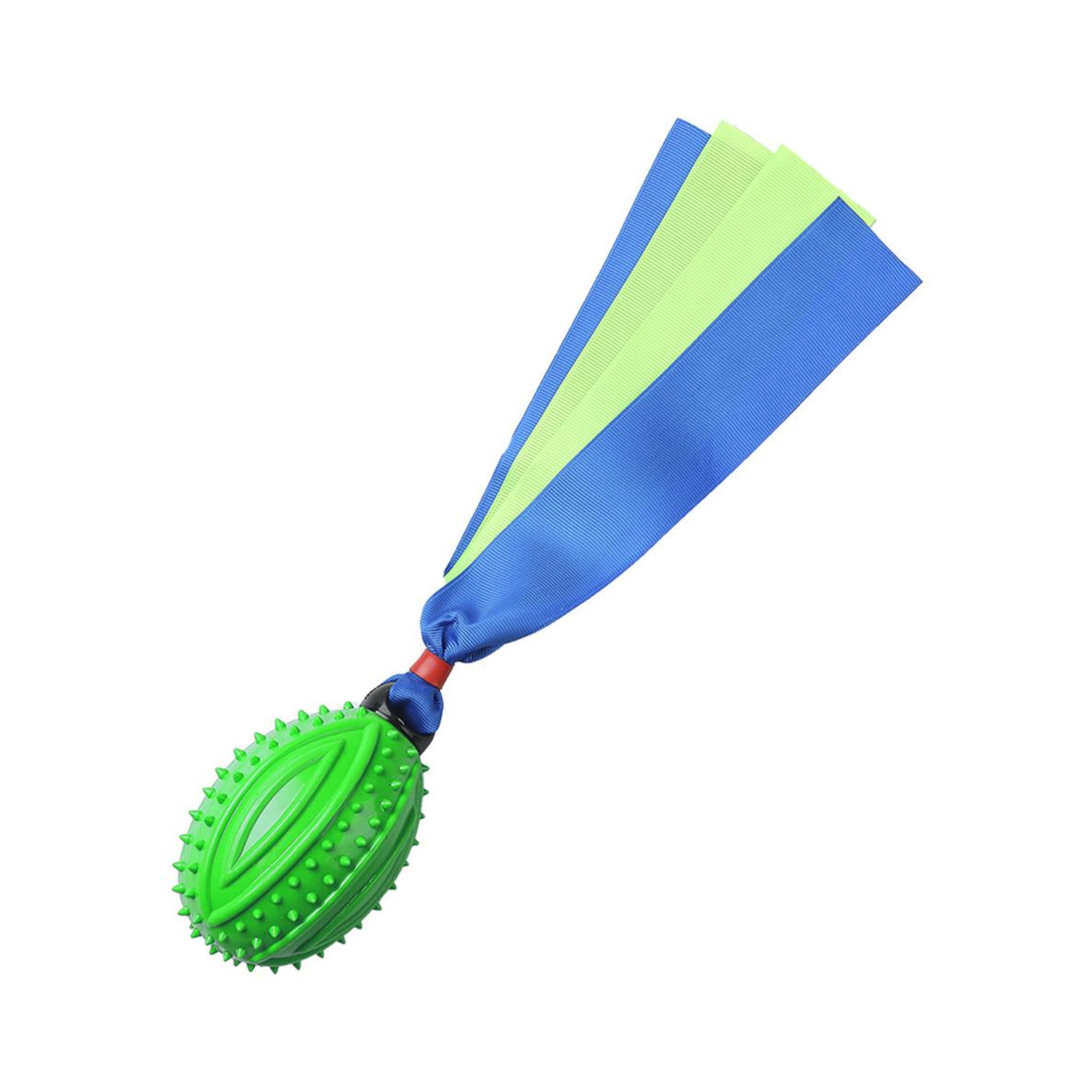 Игрушка для животных NPOSS Мяч с лентами зеленый - фото 1
