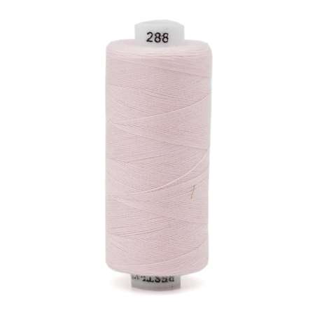 Нитки Bestex универсальные прочные для шитья рукоделия 40/2 400 ярд 10 шт 288 бело - розовый