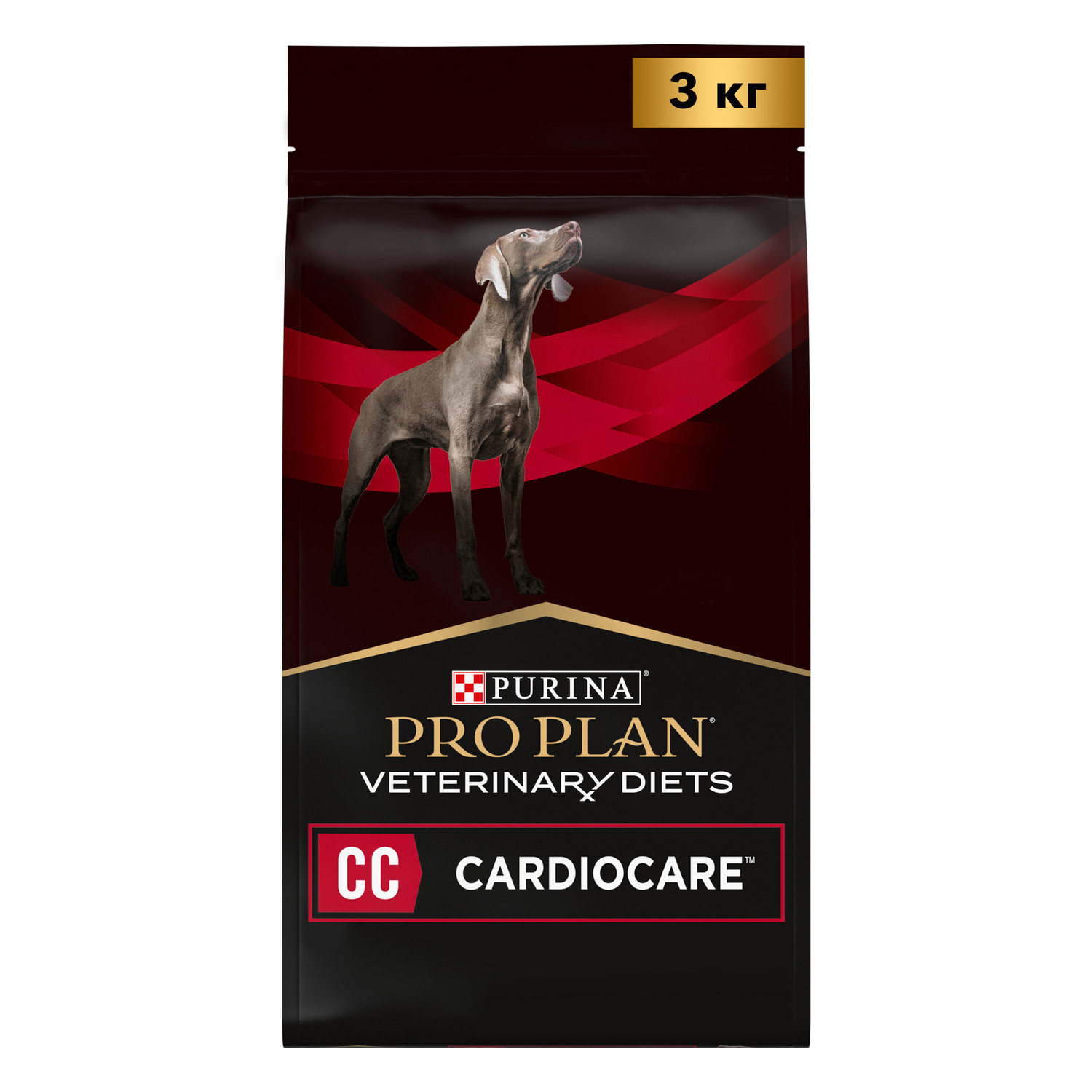 Сухой корм для собак Purina Pro Plan Veterinary diets Club CC 3 кг курица (при заболеваниях сердца, лечебный) - фото 1