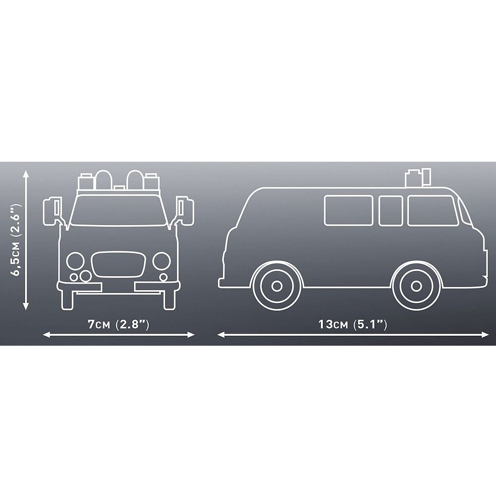 Конструктор COBI Микроавтобус Barkas B1000 Polizei 157 деталей - фото 4