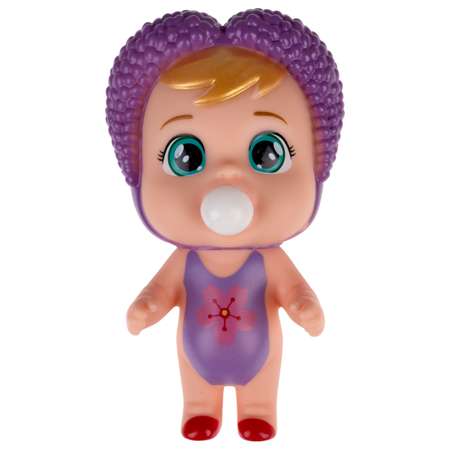 Игрушка-антистресс тянучка 1TOY Bubble Gum Кукла фиолетовый