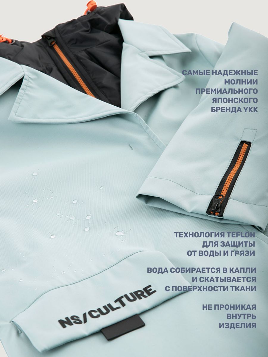 Пальто NIKASTYLE 6м4625 мята - фото 10