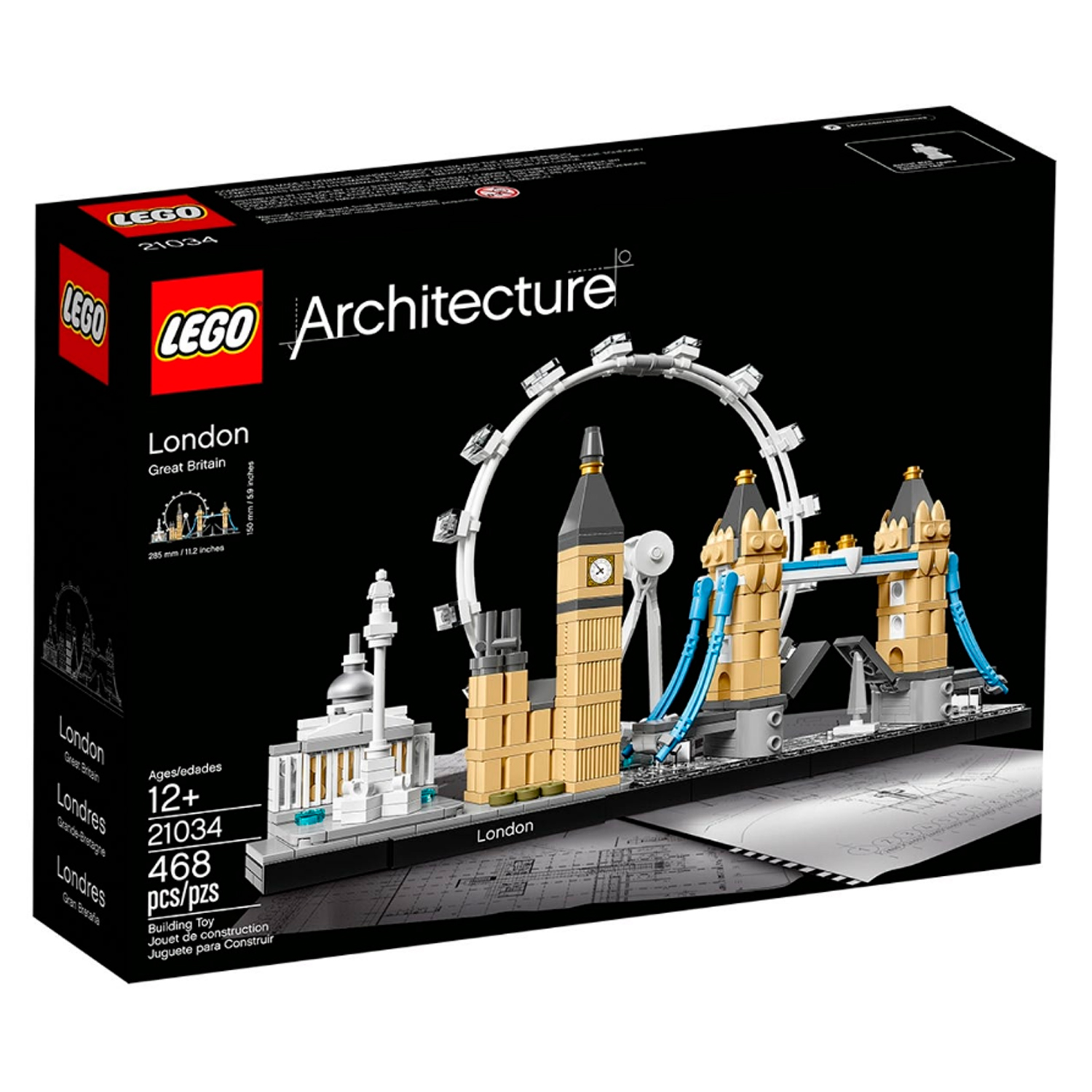 Конструктор детский LEGO Architecture Лондон 21034 - фото 6