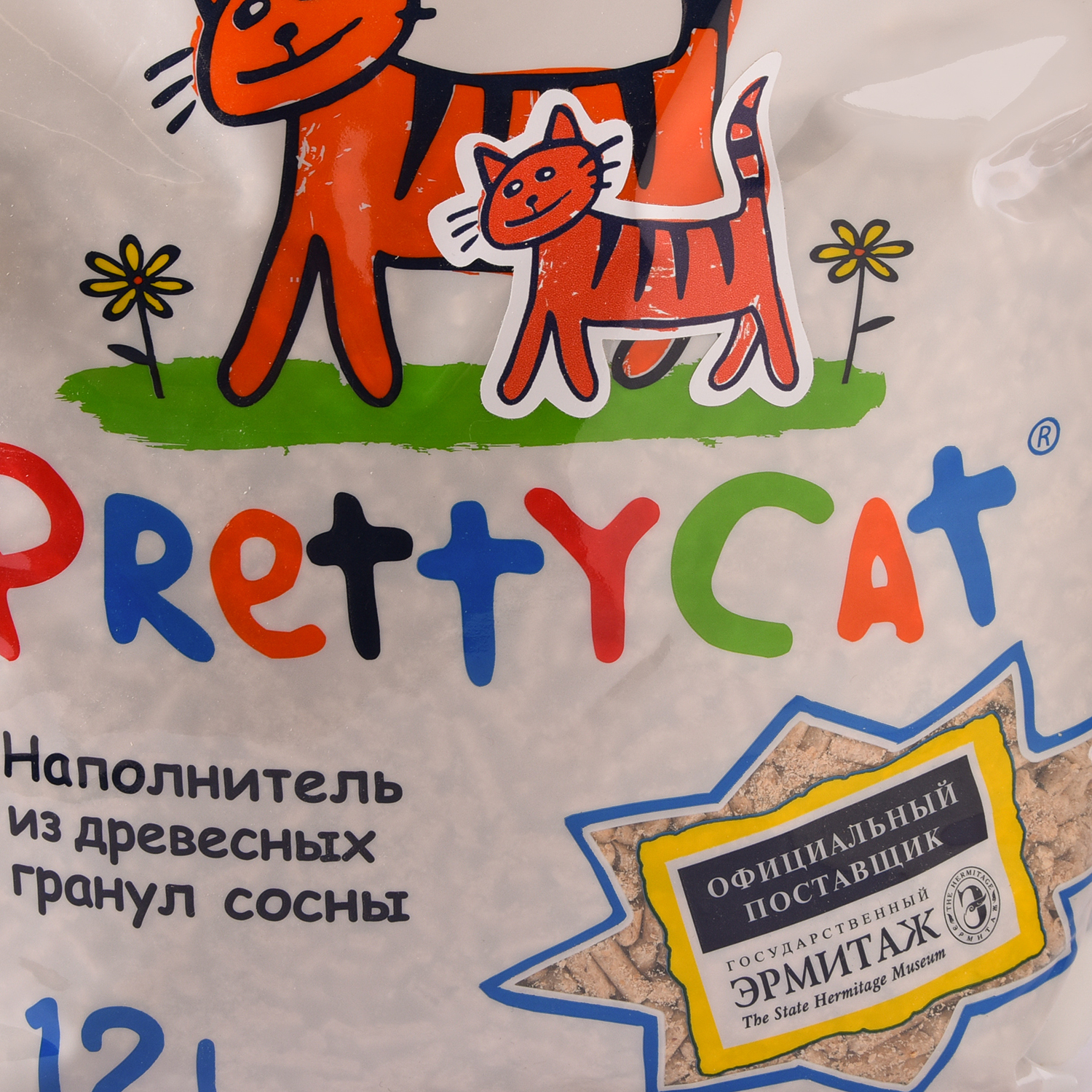 Наполнитель для котят PrettyCat Wood Granules древесный 12л - фото 2