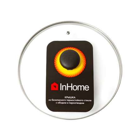 Крышка InHome стеклянная D16