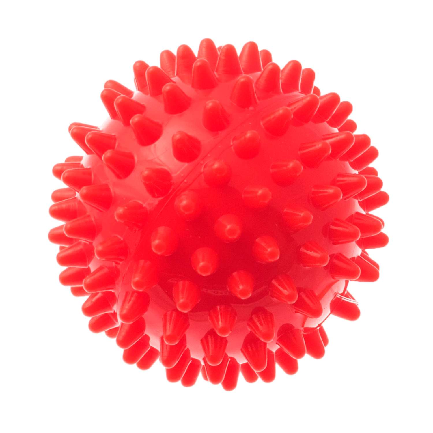 Игрушка для собак MyPet массажный мяч диаметр 6 см красный - фото 1