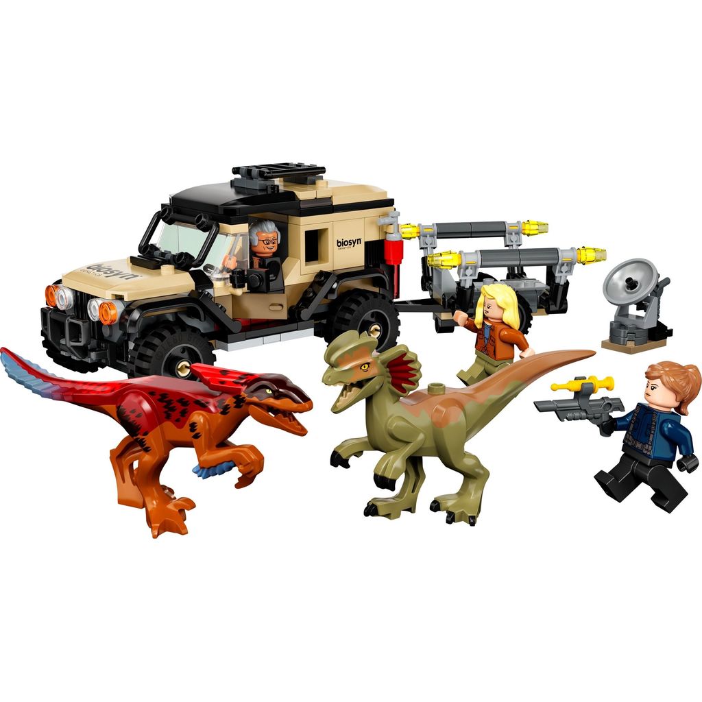 Конструктор LEGO Jurassic World Перевозка пирораптора и дилофозавра 76951  купить по цене 5799 ₽ в интернет-магазине Детский мир