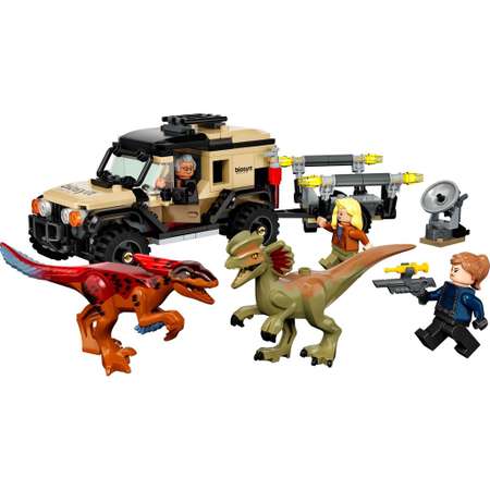 Конструктор LEGO Jurassic World Перевозка пирораптора и дилофозавра 76951