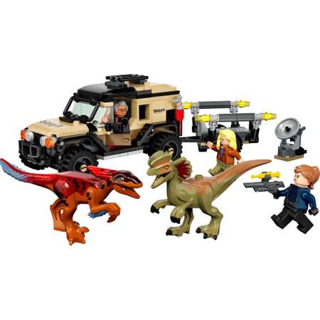 Конструктор LEGO Jurassic World Перевозка пирораптора и дилофозавра 76951