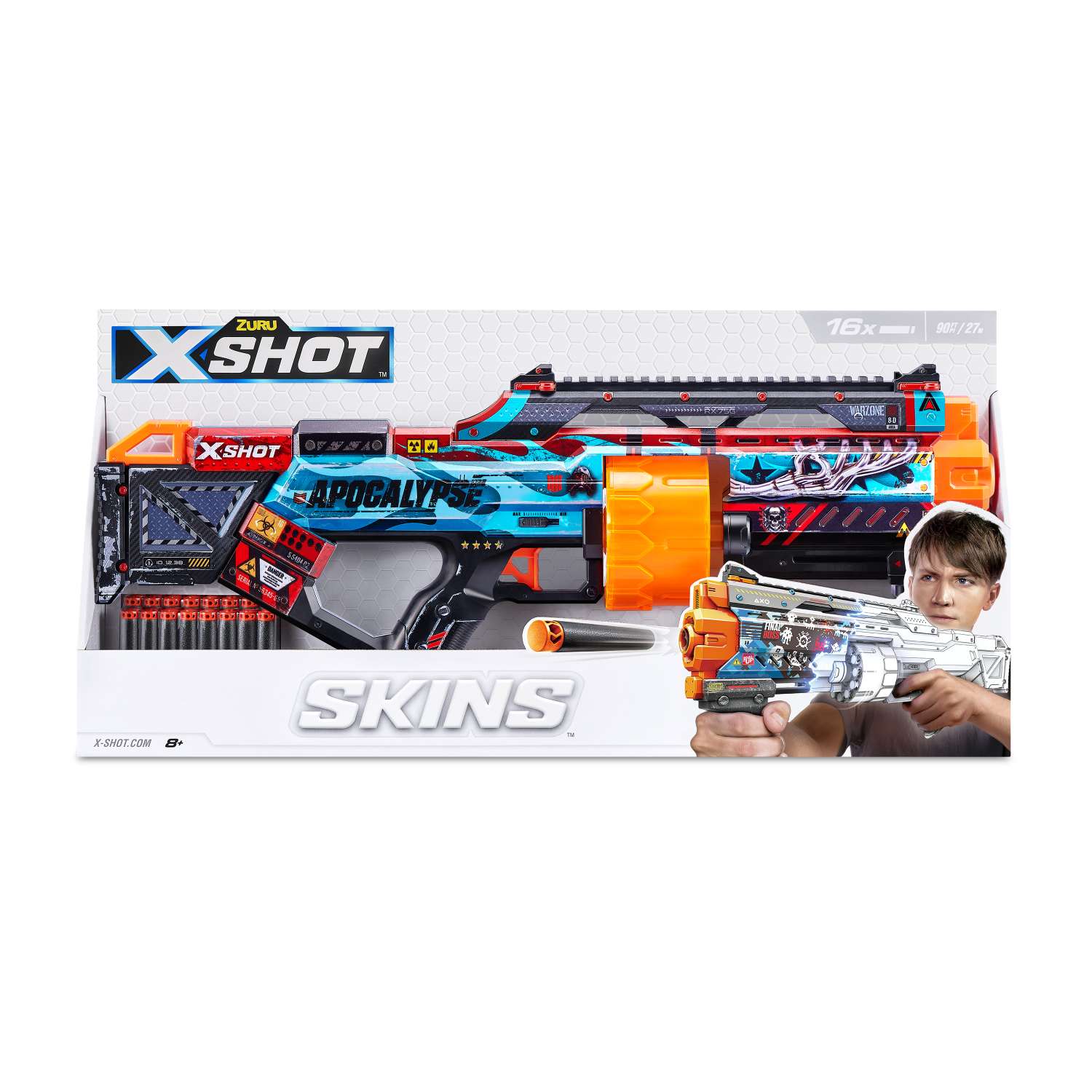 Набор для стрельбы XSHOT Скинс Последний выживший Боевые действия 36518D - фото 10