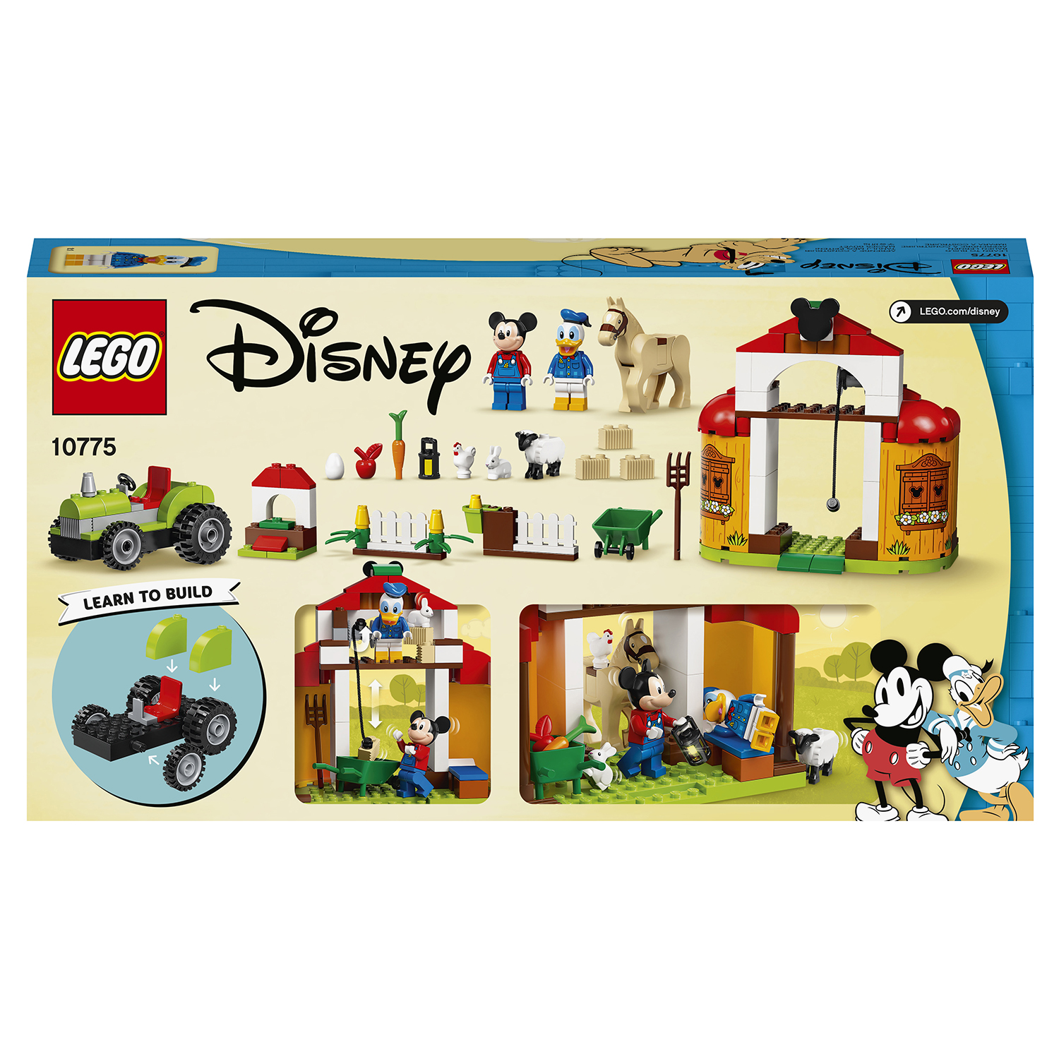 Конструктор LEGO Mickey and Friends Ферма Микки и Дональда блочный - фото 3