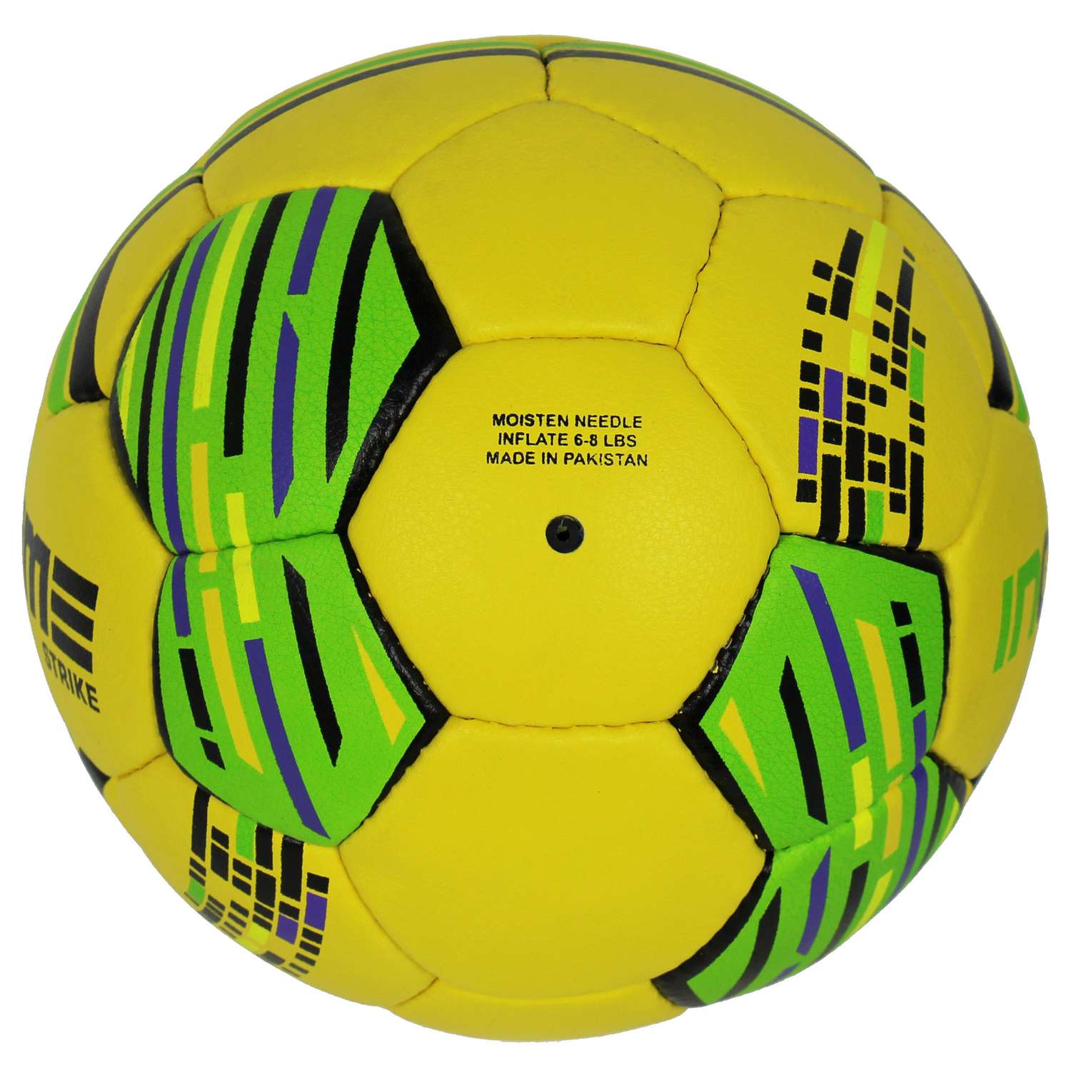 Мяч футбольный InGame STRIKE №5 желто-зеленый IFB-127 - фото 5