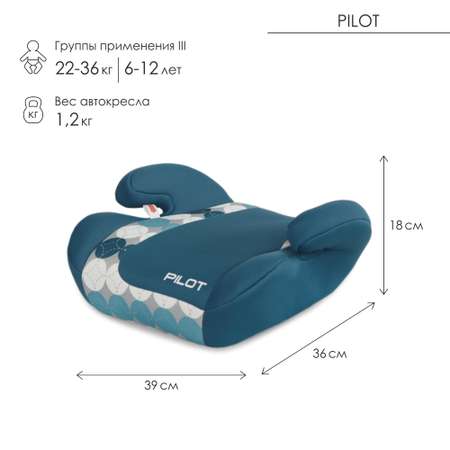 Автокресло Babyton Pilot Aqua print