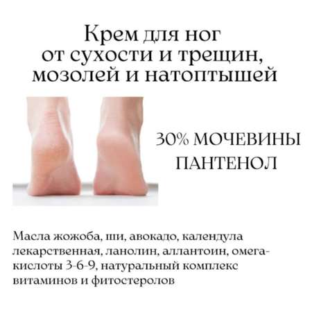Крем для ног ВИТЭКС Pharmacos от трещин с антибактериальным эффектом 75 мл