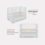 Детская кроватка Rant Bergen прямоугольная, универсальный маятник (белый)