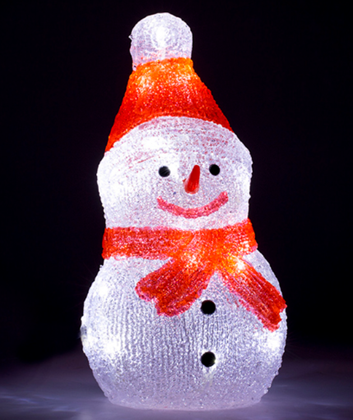 Светильник-LED Снеговик ZDK Homium Silver Glow акриловый светодиодный размер 15*11*27см - фото 4