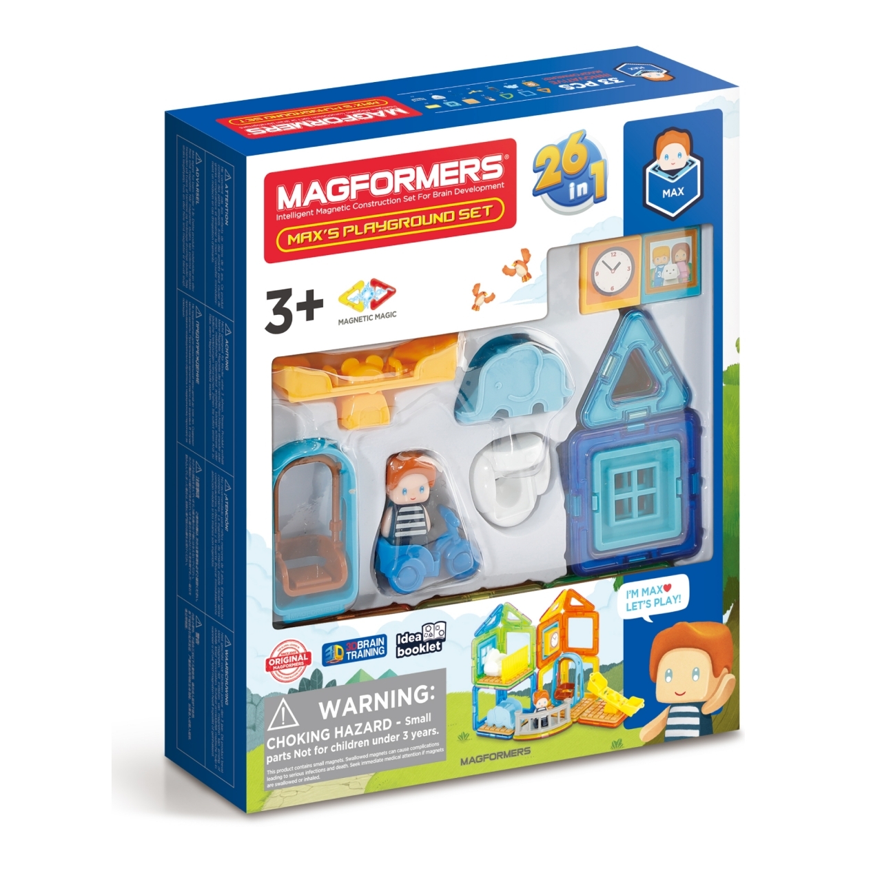 Магнитный конструктор Magformers Maxs Playground Set 33 детали - фото 13