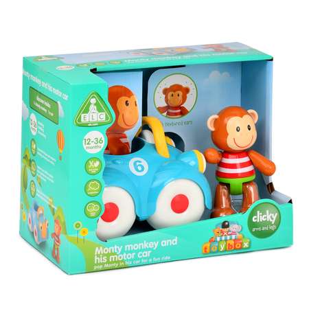 Игрушка ELC Toybox Машинка обезьянки 137041
