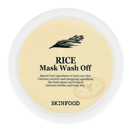 Маска для лица Skinfood с рисовой водой выравнивающая тон кожи 100 г