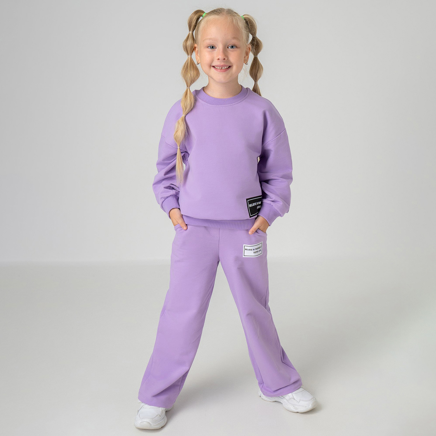 Костюм BONITO KIDS SS6059фиолетовый - фото 8