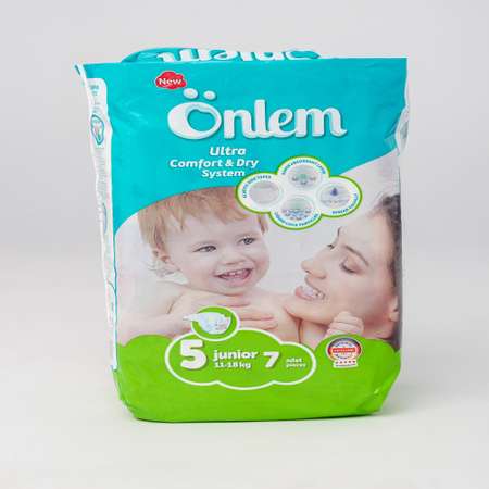 Подгузники Onlem Ultra Comfort Dry System для детей 5 11-18 кг 7 шт