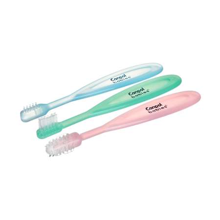 Набор зубных щеток Canpol Babies 3шт в ассортименте 2/421