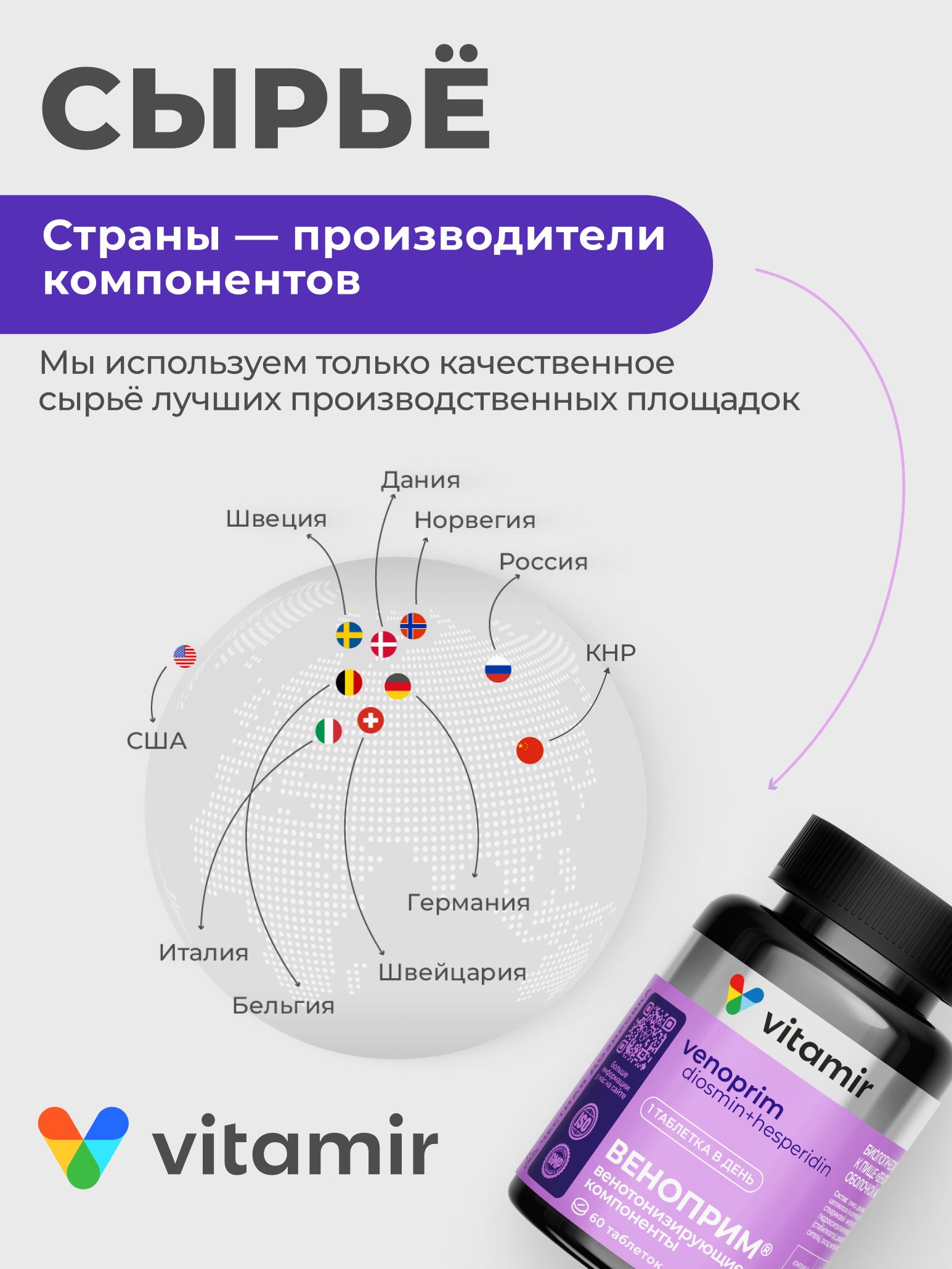 БАД для вен и сосудов VITAMIR для вен и сосудов - фото 8
