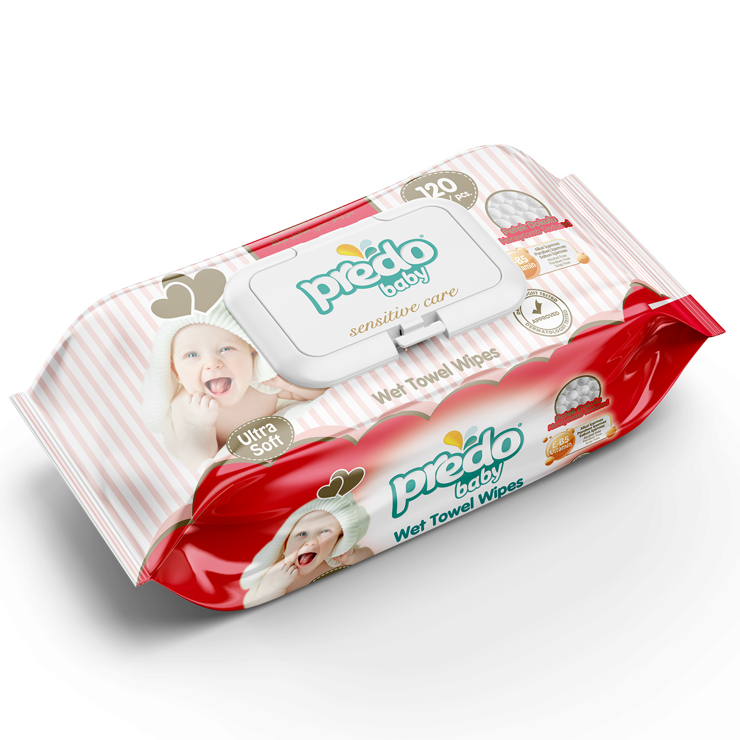 Салфетки влажные Predo Baby 120шт W-120 купить по цене 157 ₽ в  интернет-магазине Детский мир