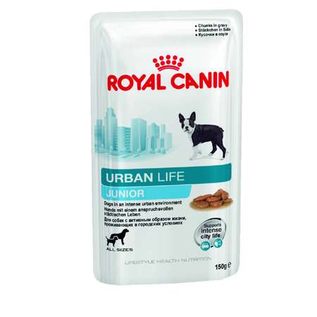 Корм для щенков ROYAL CANIN Urban Life Junior пауч 150г