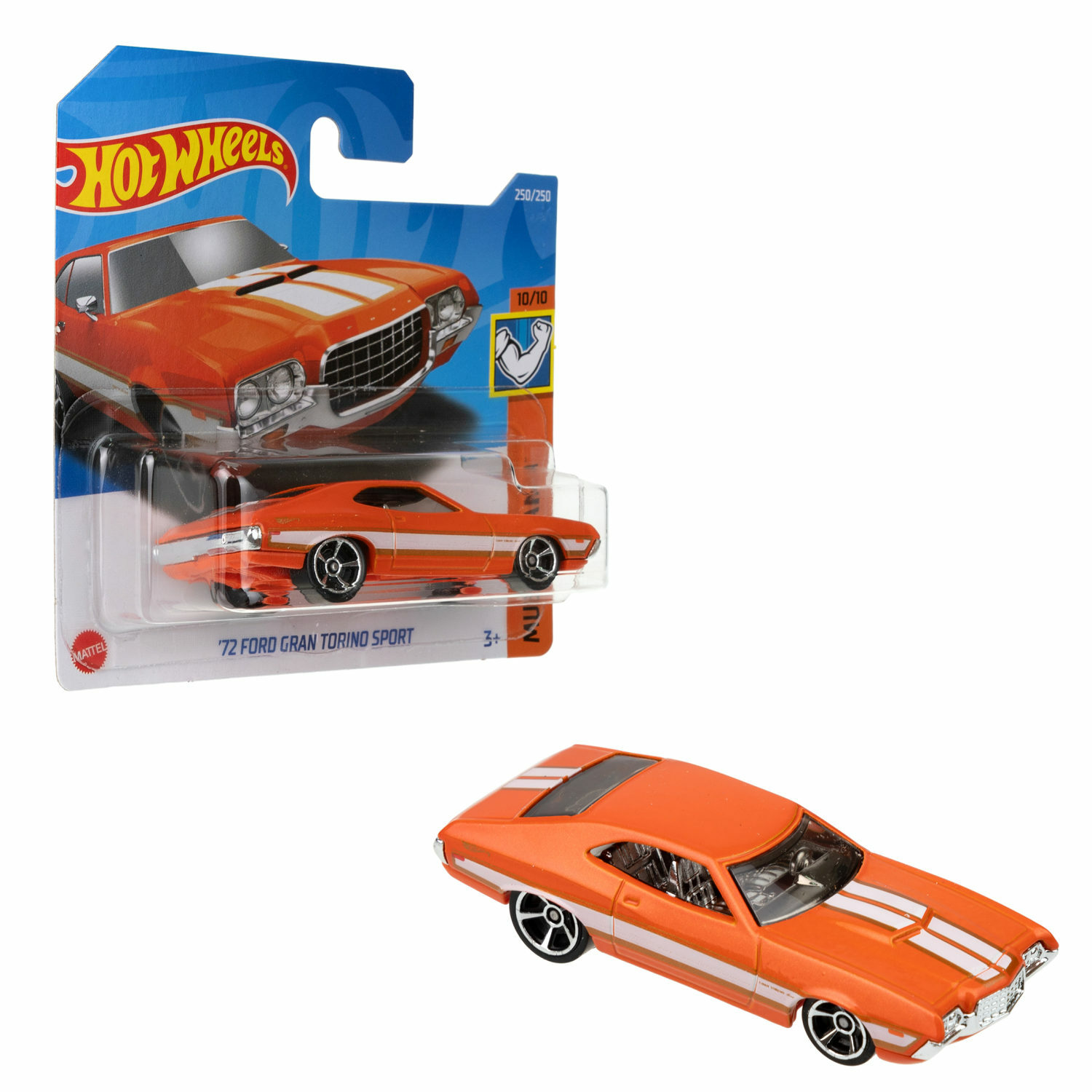 Коллекционная машинка Hot Wheels 72 Форд gran torino sport купить по цене  576 ₽ в интернет-магазине Детский мир