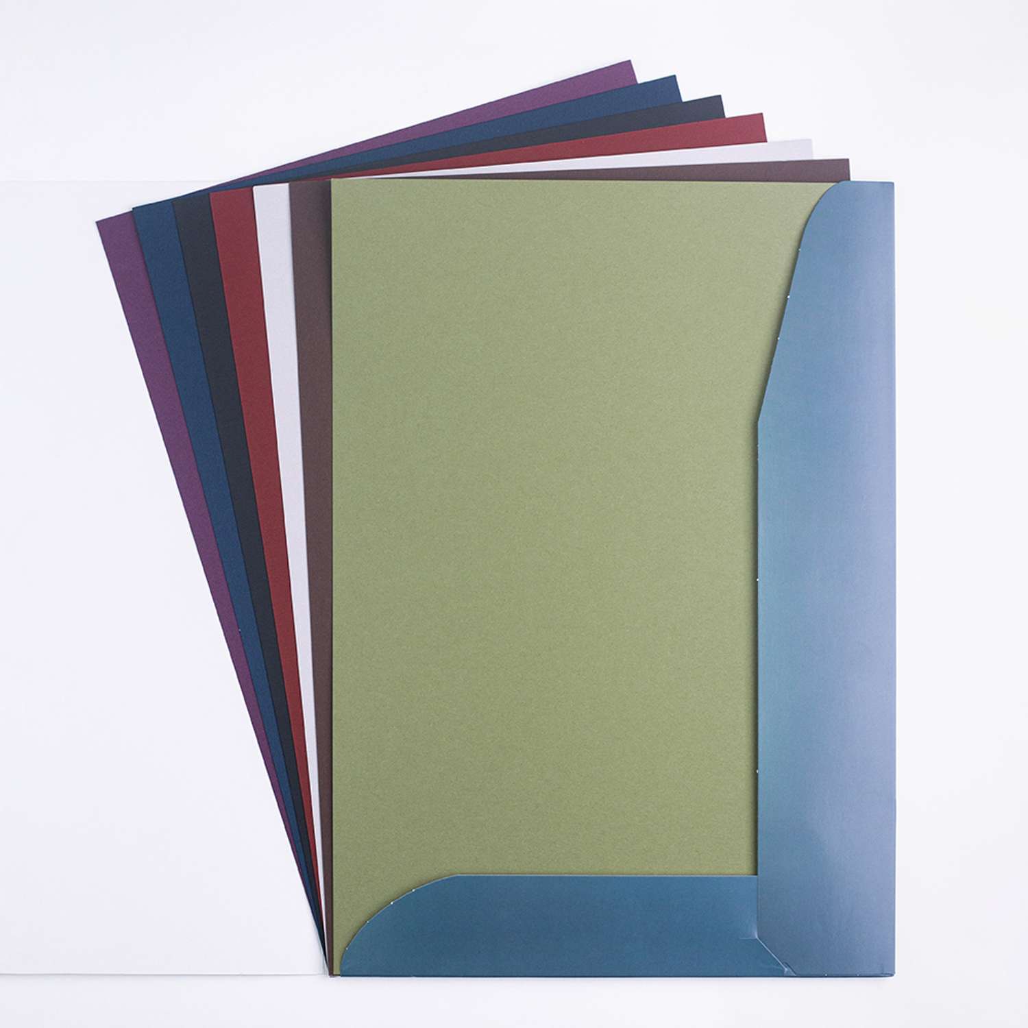 Бумага для пастели Малевичъ А3 в папке ассорти цветов 270 г/м 7 листов - фото 2